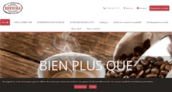 Desktop Screenshot of cafes-soubira.fr
